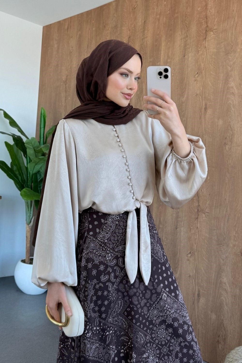 Grace Modest Blouse & Skirt Set