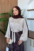 Grace Modest Blouse & Skirt Set