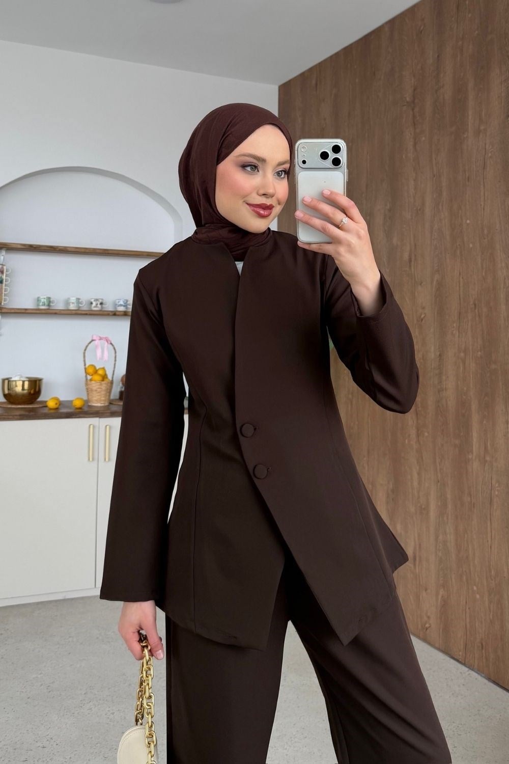 Elegant Matching Blazer & Trouser Modest Set