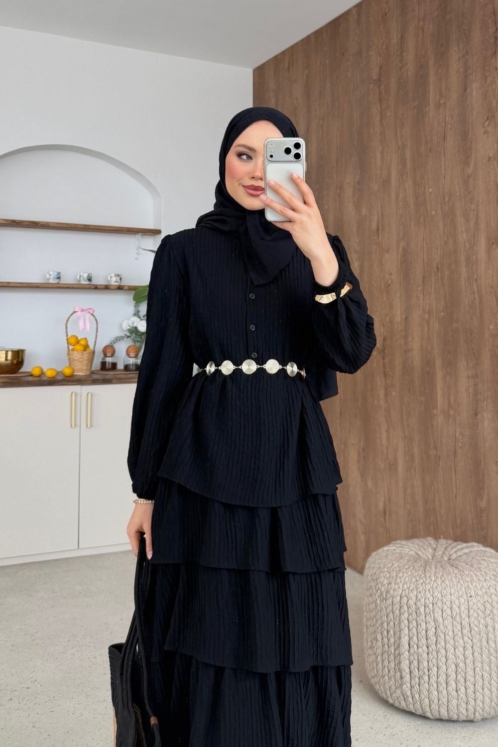 Breezy Ruffle Ribbed Dress