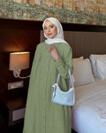 The Floral Embossed Longline Modest Matching Set