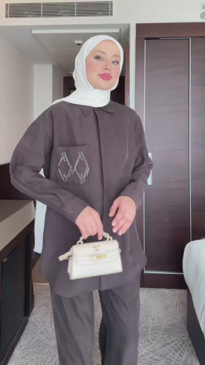 The Diamond Crystal Pocket Modest Matching Set